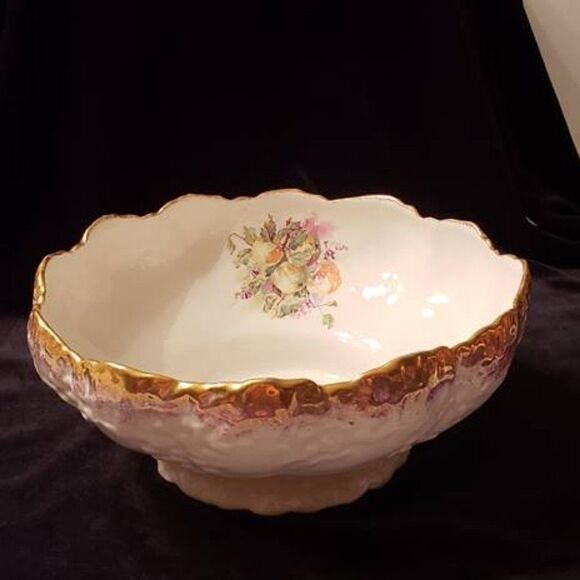 Vintage Clarus Ware Pope Gosser Scalloped Edge Bowl - Picture 3 of 6